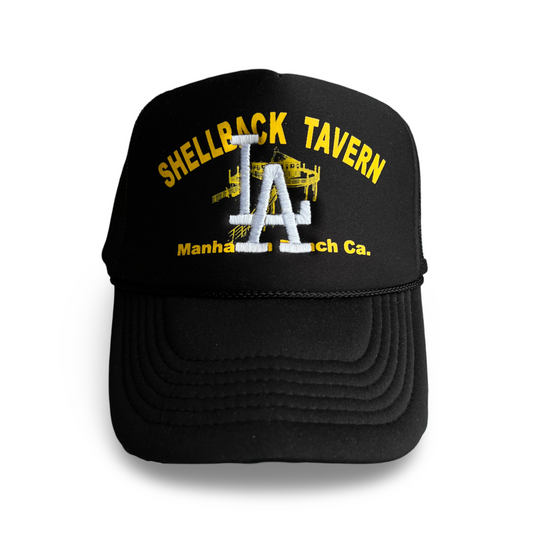 Las Conchas Hat (Black/Gold/White)